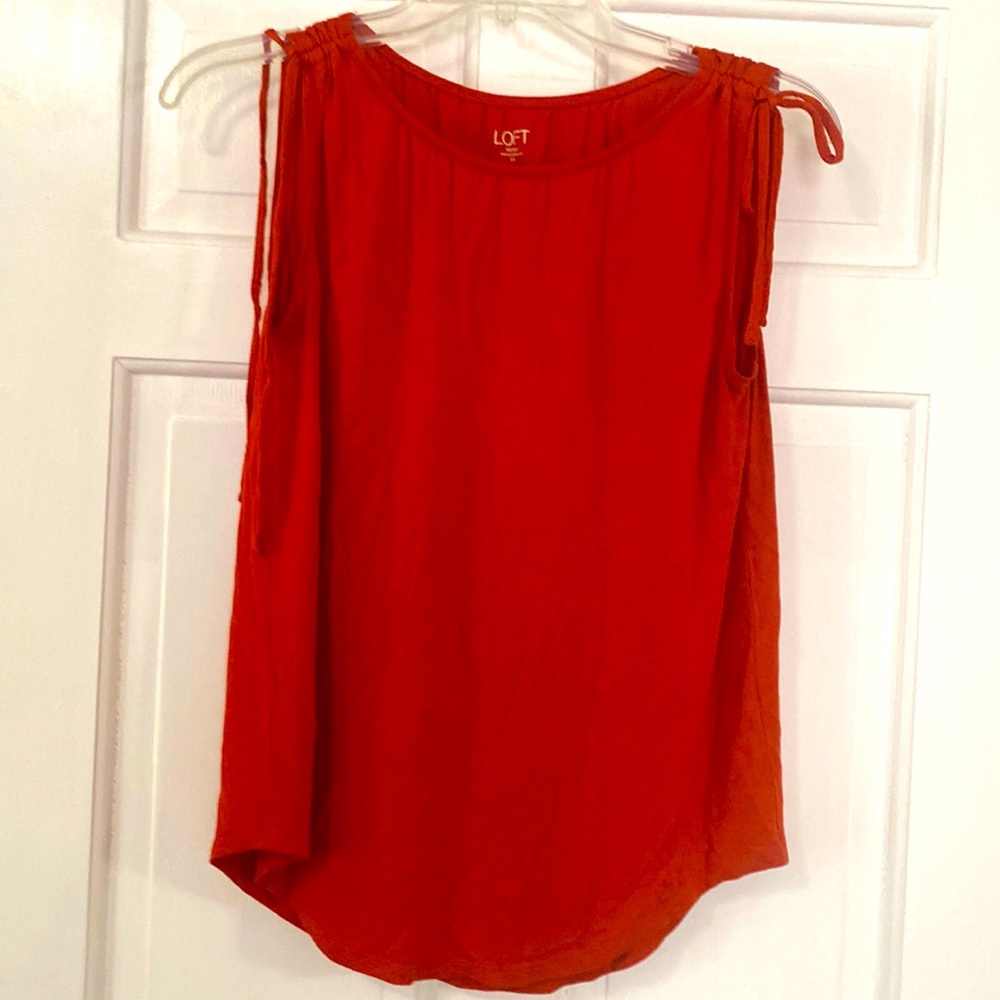 Burt orange tank top
